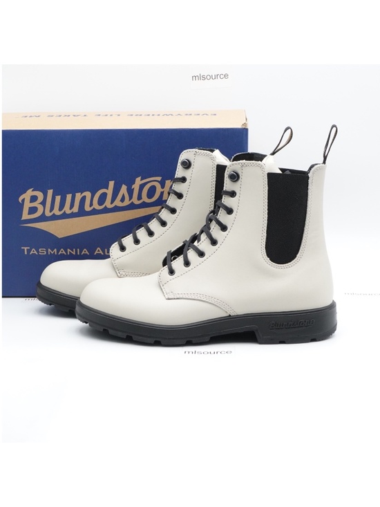 NEW Blundstone 2324 Lace-Up Leather Combat Boots White main image 6